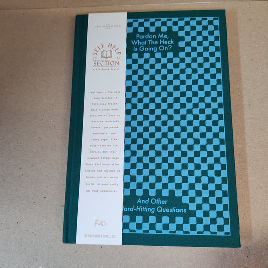 Hardback journal - self help. Pardon me but what the heck is going on.