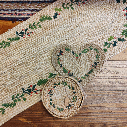 Natural Jute festive Table runner