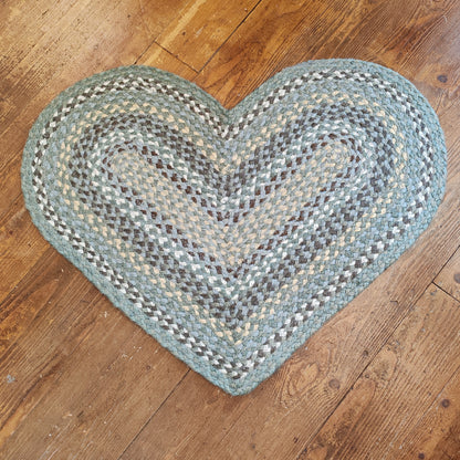 Seaspray Heart Rug