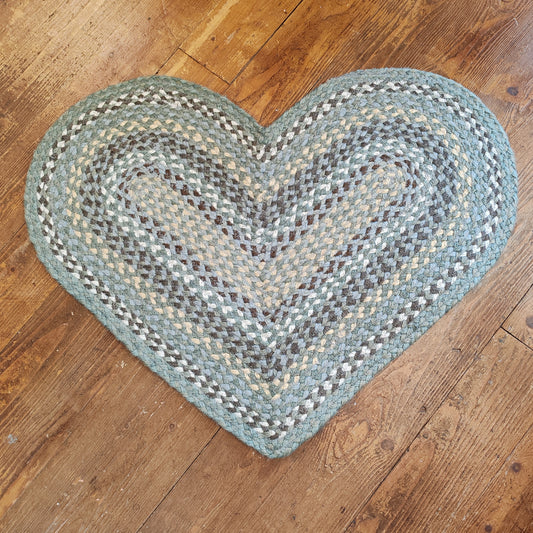Seaspray Heart Rug
