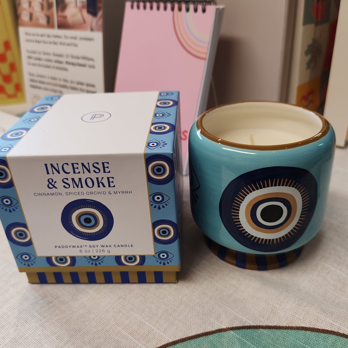 Adopo Eye Ceramic pot candle
