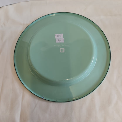 Bon Appetit olive large enamel plate