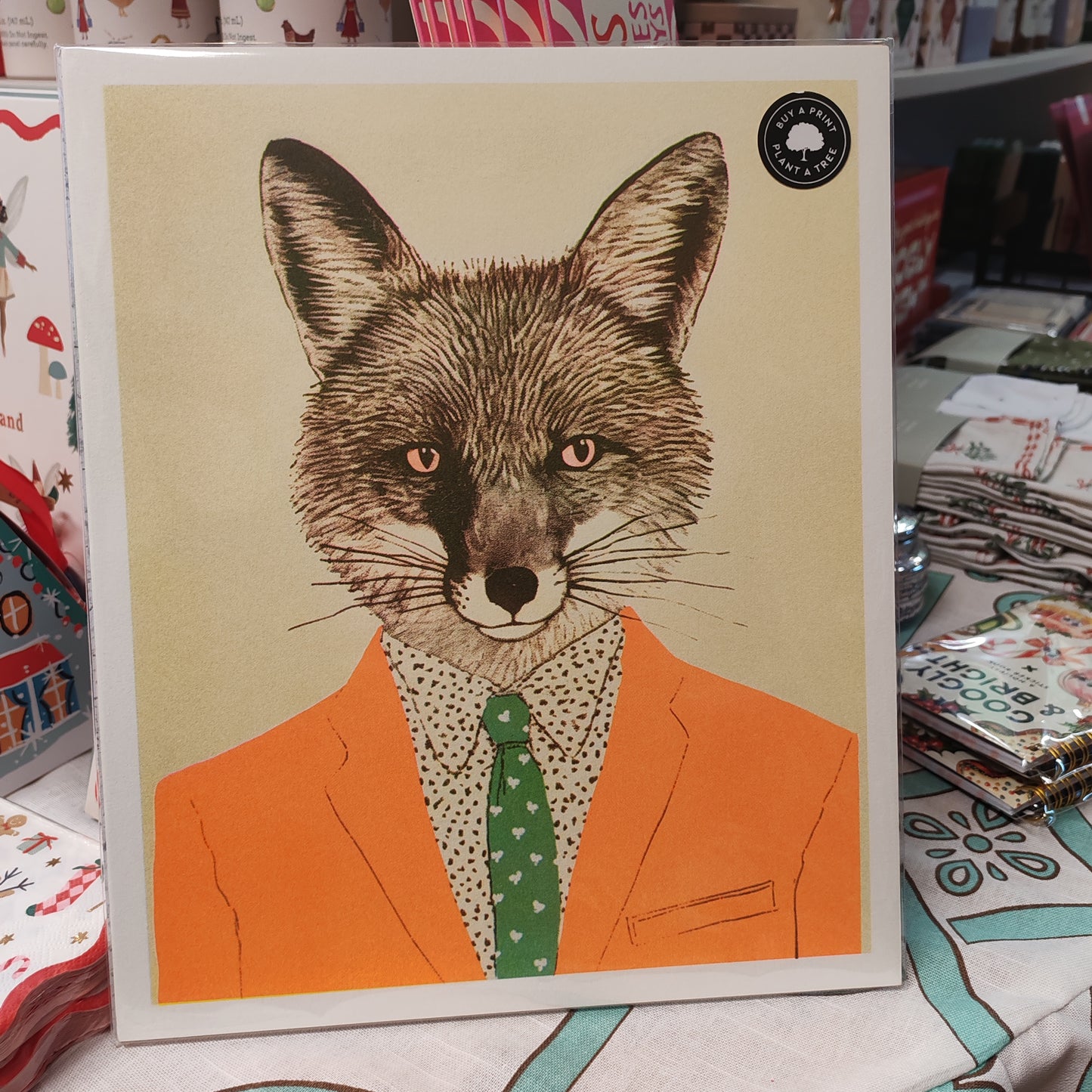 Dapper Fox Riso print