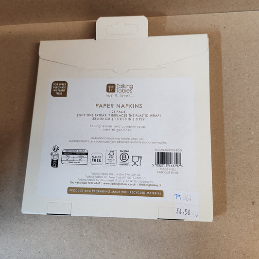 Hot chilli paper nspkins