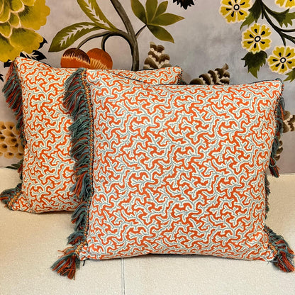 Ian Sanderson rich cotton squiggle fabric.