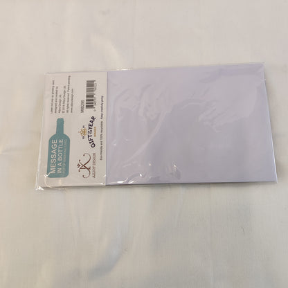 Message in a bottle 3d pop up greeting card. Frog garden theme