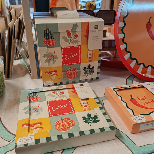 Autumn design paper napkins