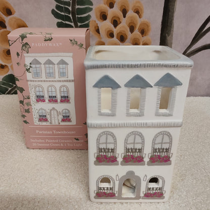 Incense and tea light holder elegant Parisian town house