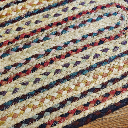 Jute table runner colours carnival