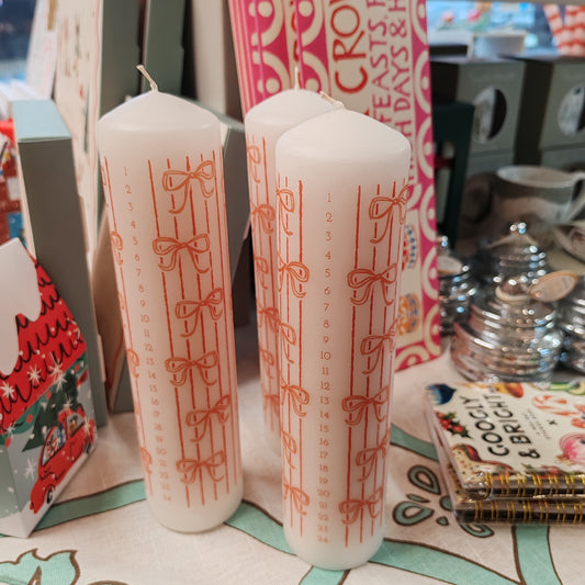 Advent pillar candle