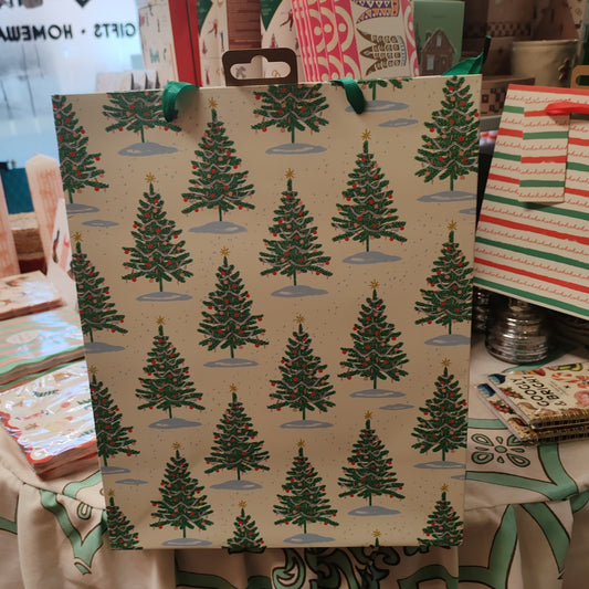 Christmas tree large gift bag