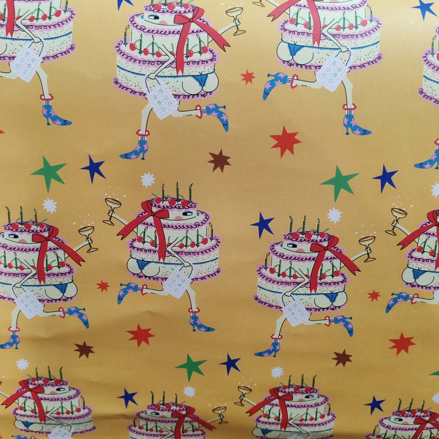 Cake in boots Gift Wrap