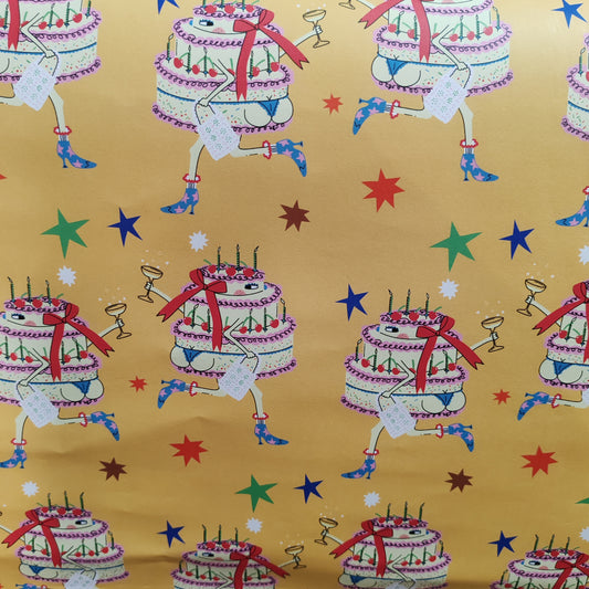 Cake in boots Gift Wrap