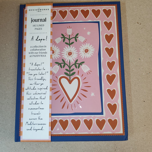 Adopo hearts hardback journal