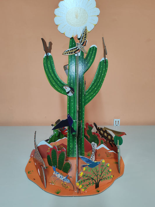Pop, slot and build Christmas cactus advent calendar