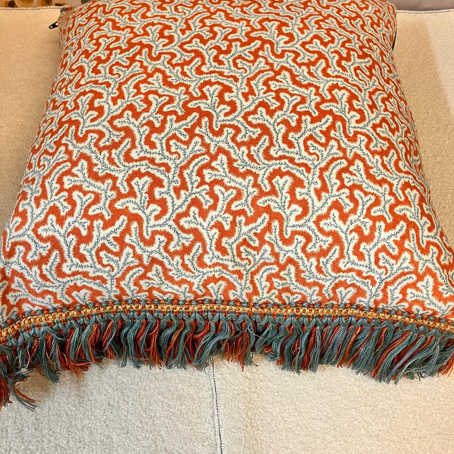 Ian Sanderson rich cotton squiggle fabric.