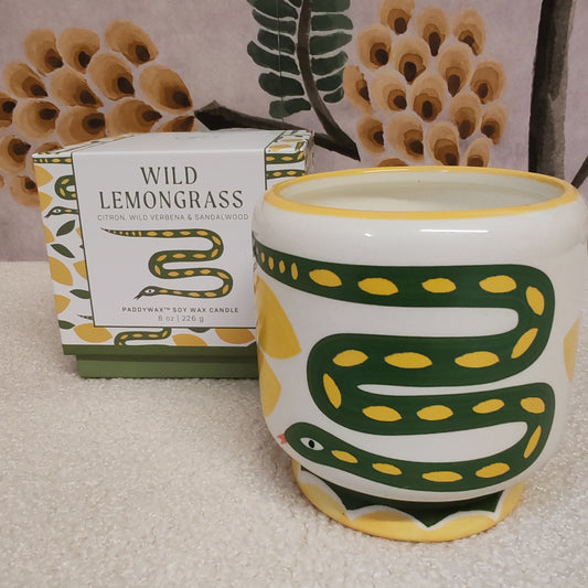 Adopo Snake Ceramic Candle