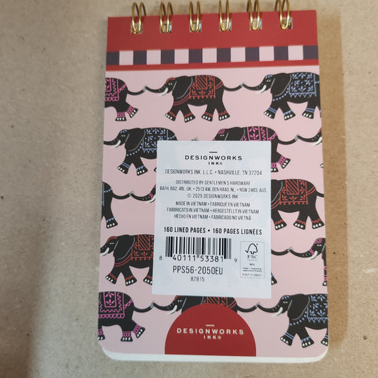 Adopo elephant mini notebook