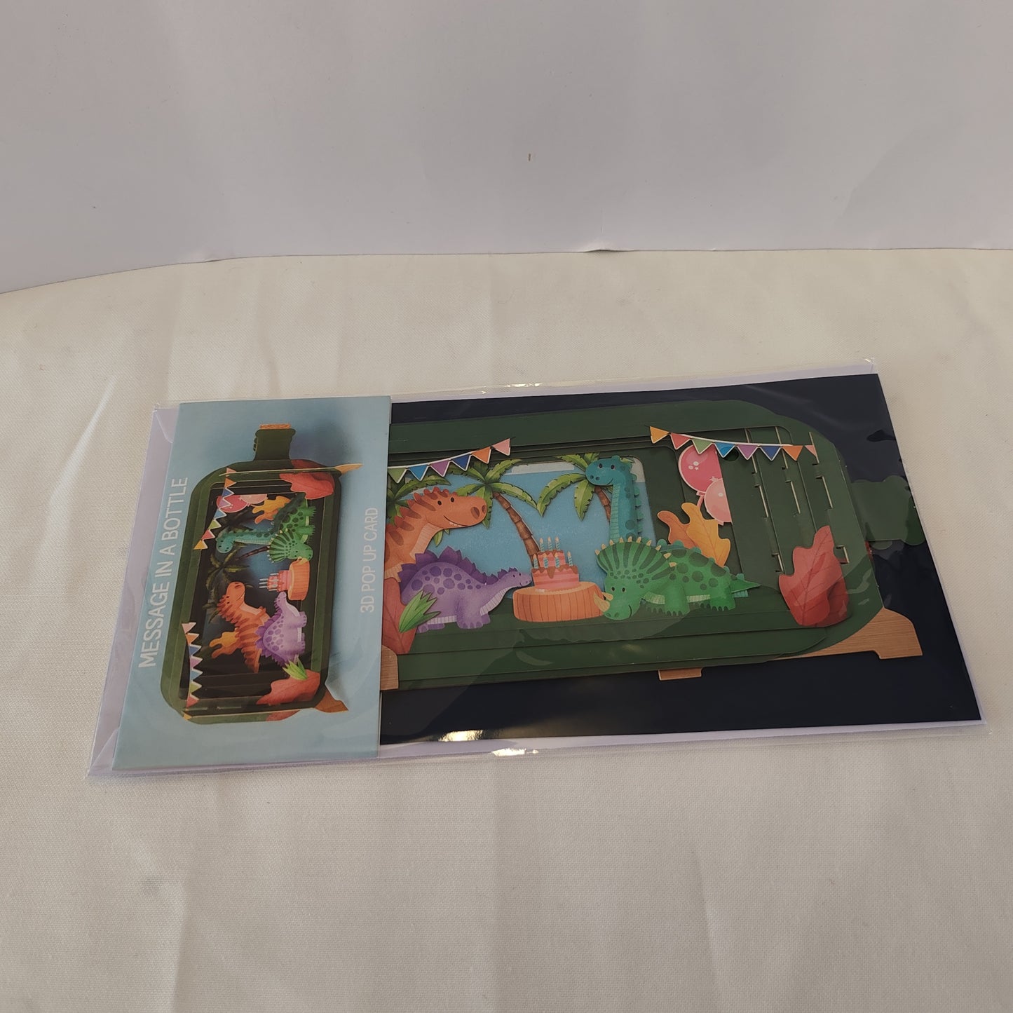 Dinosaur pop up greeting card