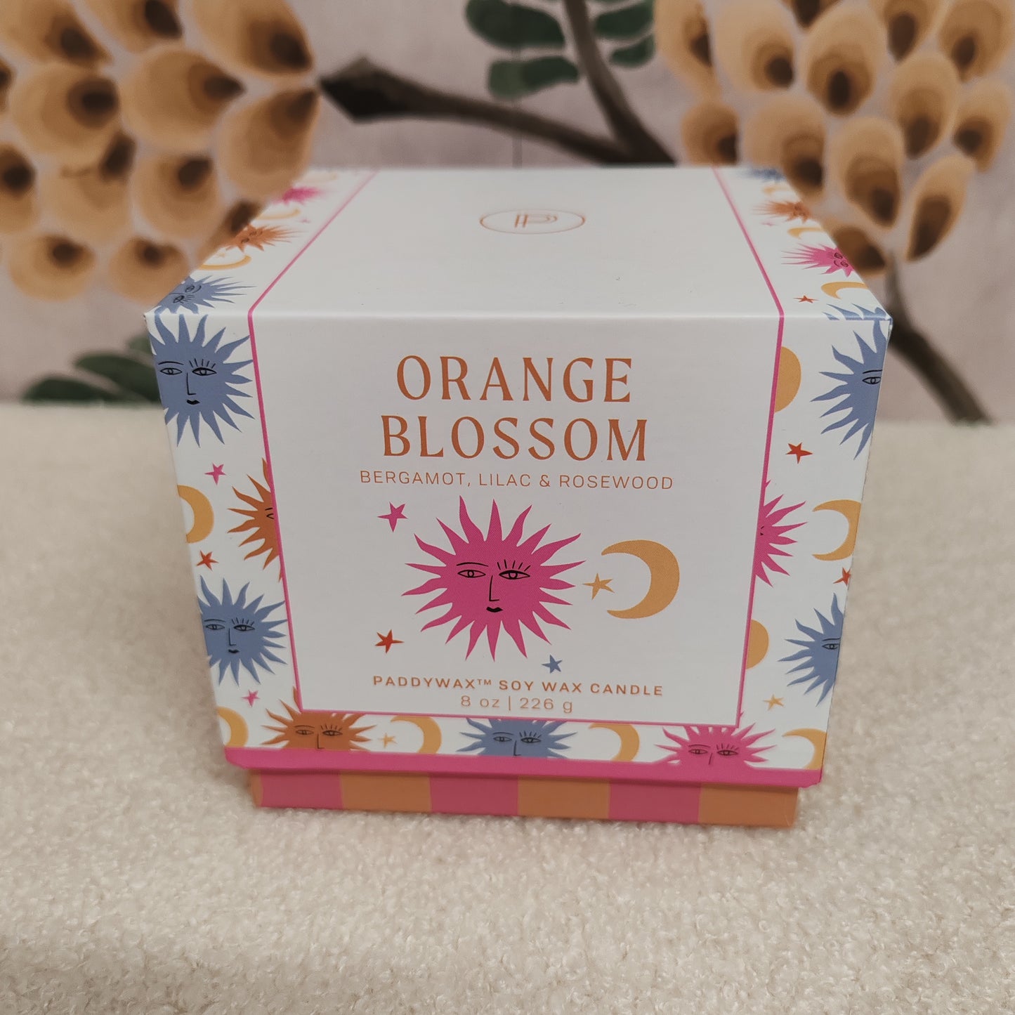 Adopo sun ceramic candle